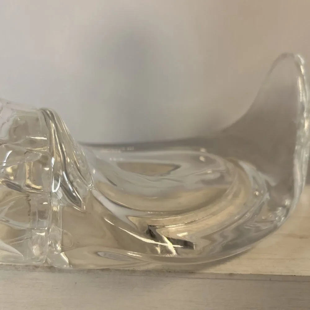 Vintage Lucite Acrylic Swan Towel Holder Clear Mid-century Modern Bath Kitchen